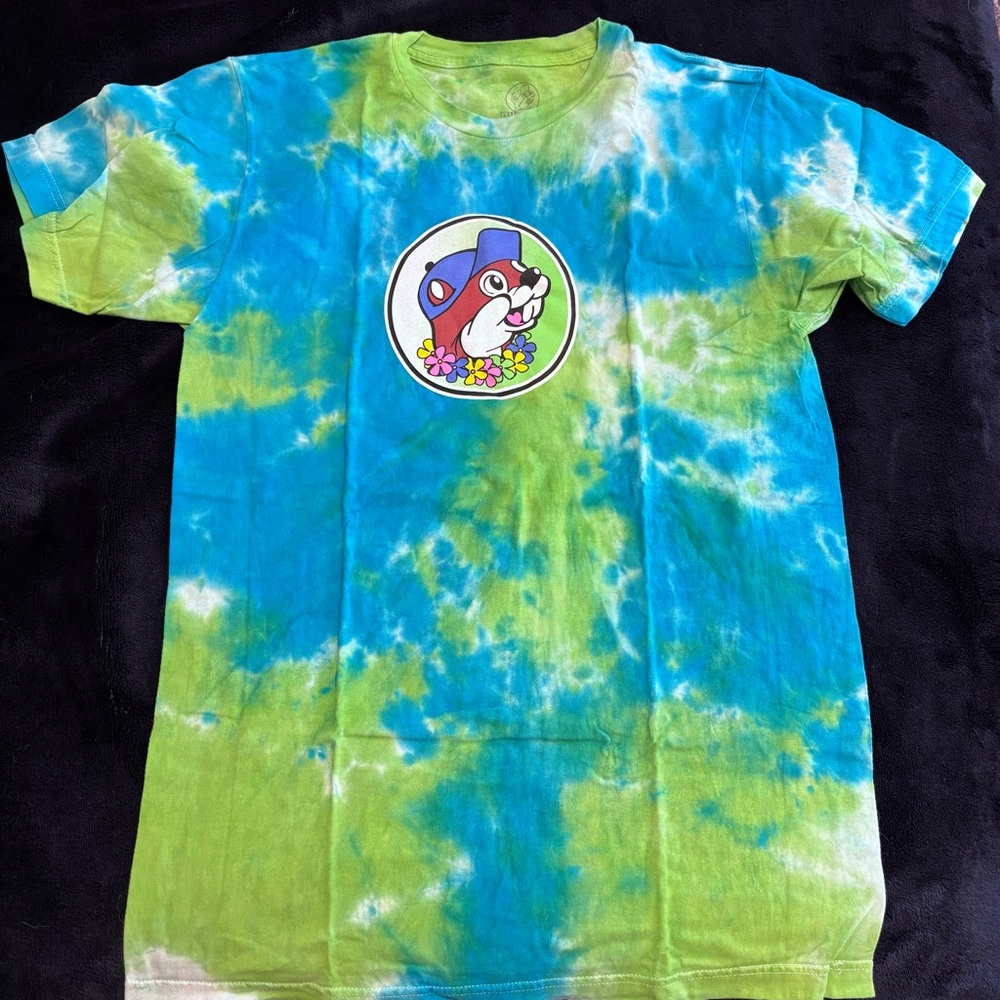 New without tags Bucees 🦫 tie-dye summer tshirt size M